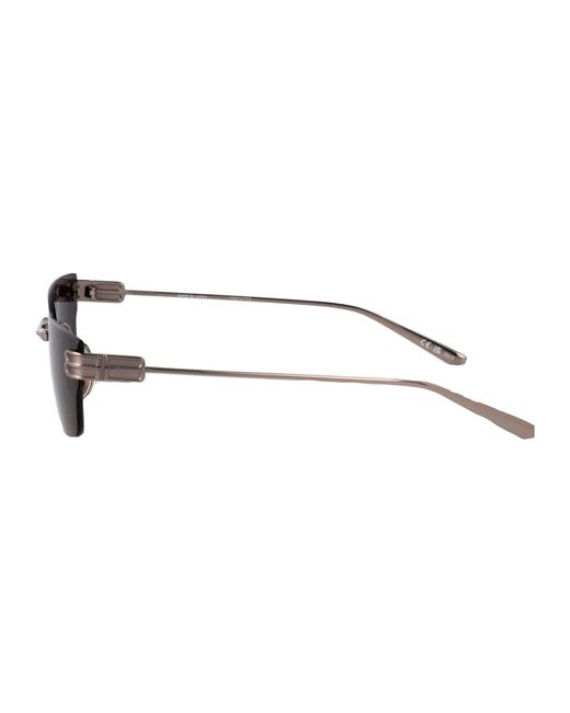 Balenciaga Brown Bb0487S Metal Sunglasses