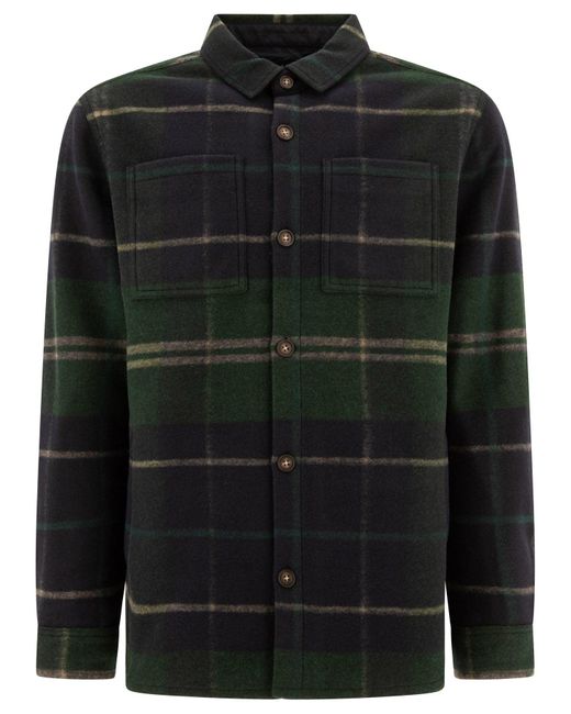 Barbour "Kapitel maßgeschneidert" Overshirt in Black für Herren