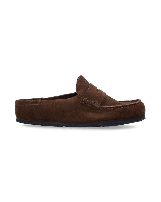 Birkenstock Brown Naples Wrapped Suede