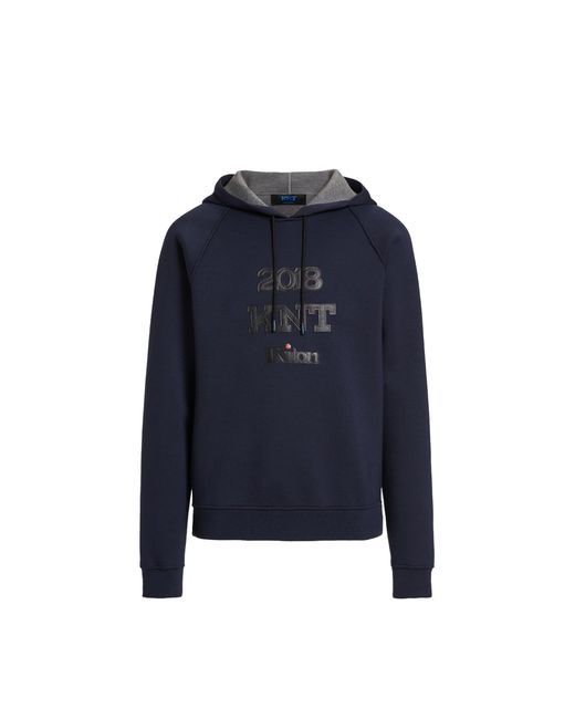 knt kiton Blue Hooded Sweatshirt for men