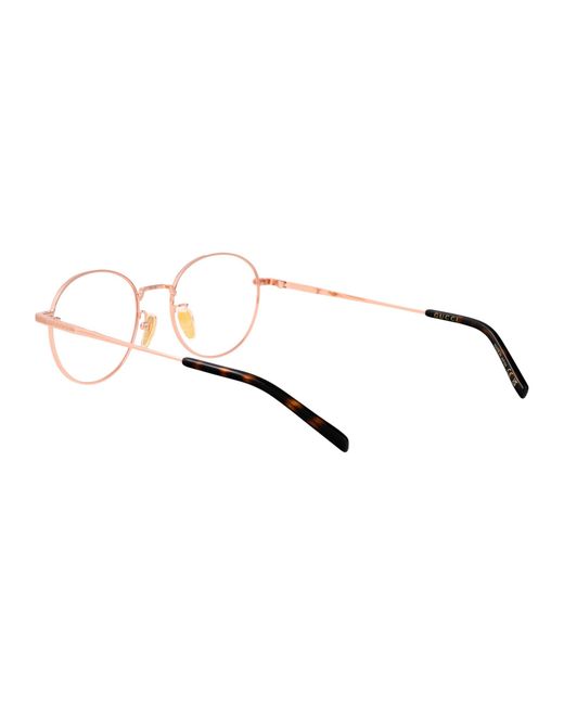Gucci Metallic Transparent Metal Glasses