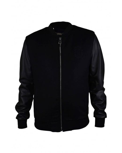 Billionaire Black Bomber Jacket