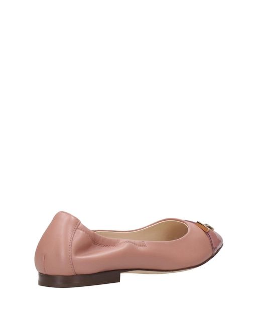 Tod's Pink Flat Shoes