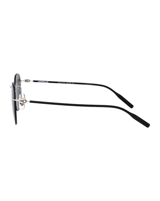 Montblanc Gray Sunglasses for men
