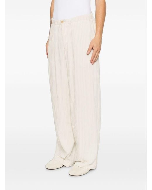 Emporio Armani Exclusive White Trousers for men