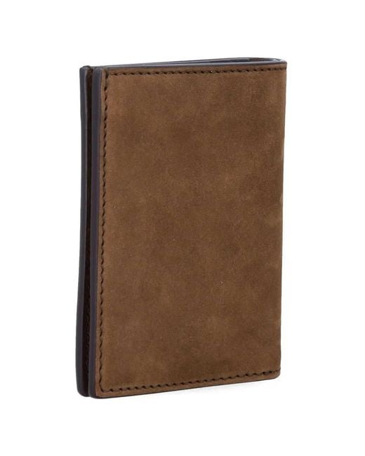 Tom Ford Brown Foldable Card Holder