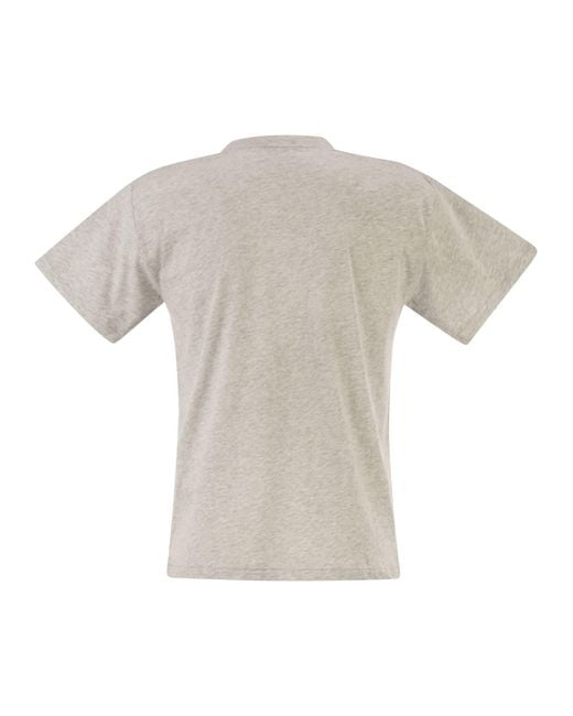 Polo Ralph Lauren White Cotton T-Shirt With Polo Bear Print