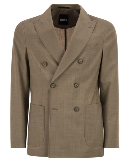 Boss Green Double-Breasted Blazer for men