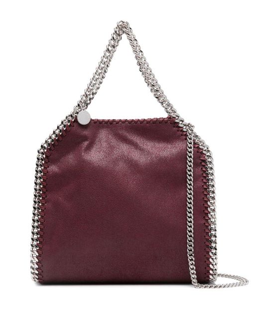 Stella McCartney Purple 'Mini Falabella' Tote Bag
