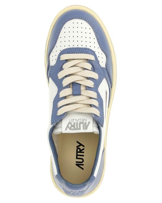 Autry Blue 'Medaillengewinner niedriger' Turnschuhe