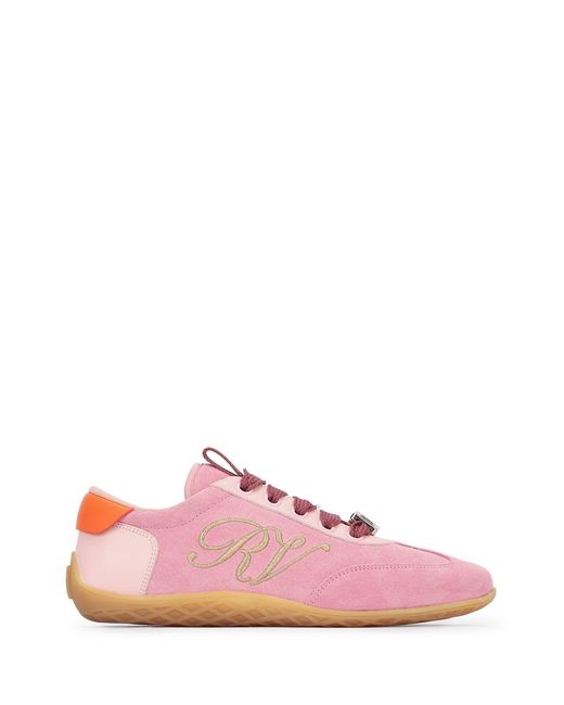 Roger Vivier Pink Logo Sneakers