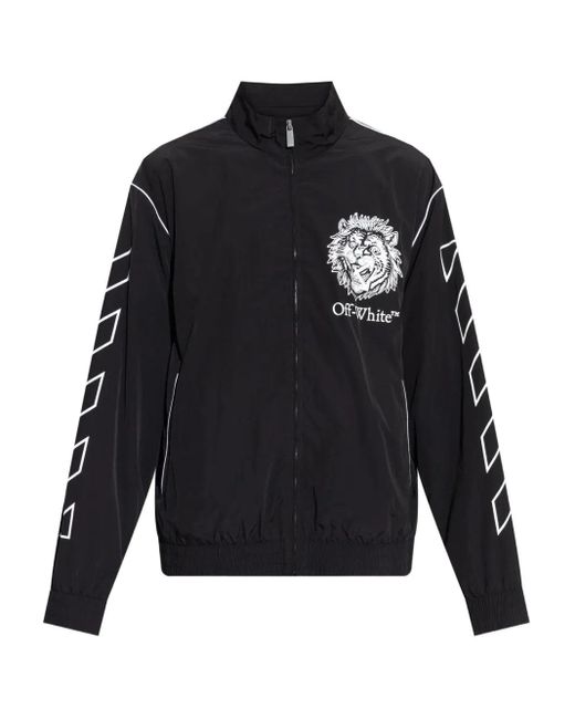 Off-White c/o Virgil Abloh Black Graphic Print Jacke