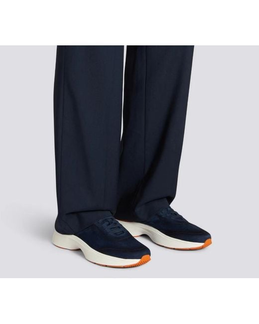 Santoni Blue Sneakers for men