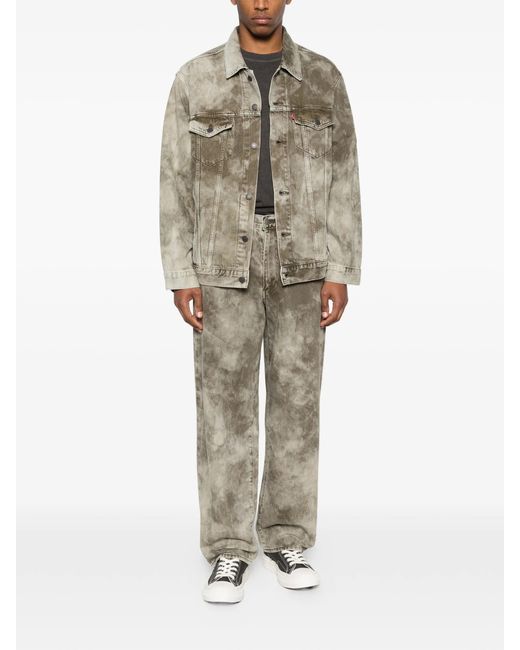 Levi's White 578 Baggy Camo Express