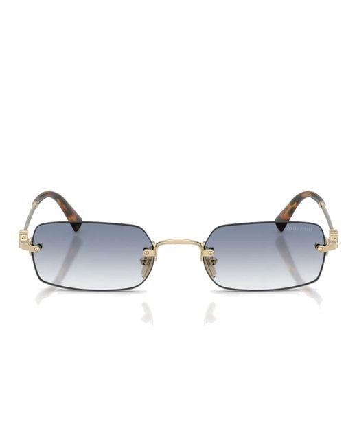 Miu Miu Blue Mub50 S Sunglasses for men