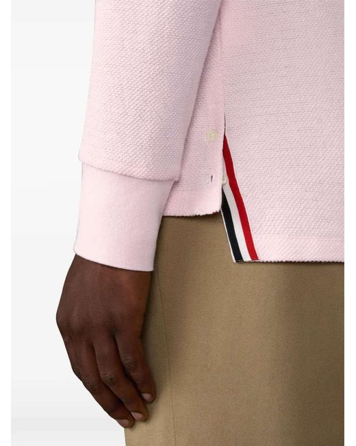 Polo Con Botones Thom Browne de hombre de color Pink
