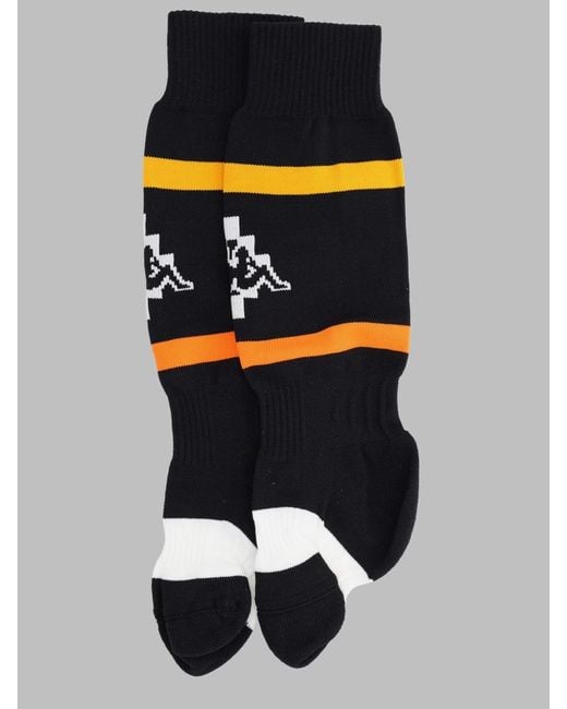 Marcelo Burlon Blue Kappa Soccer Socks