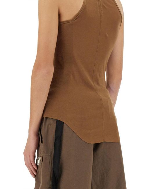 Rick Owens Natural Cotton Tank Top for men