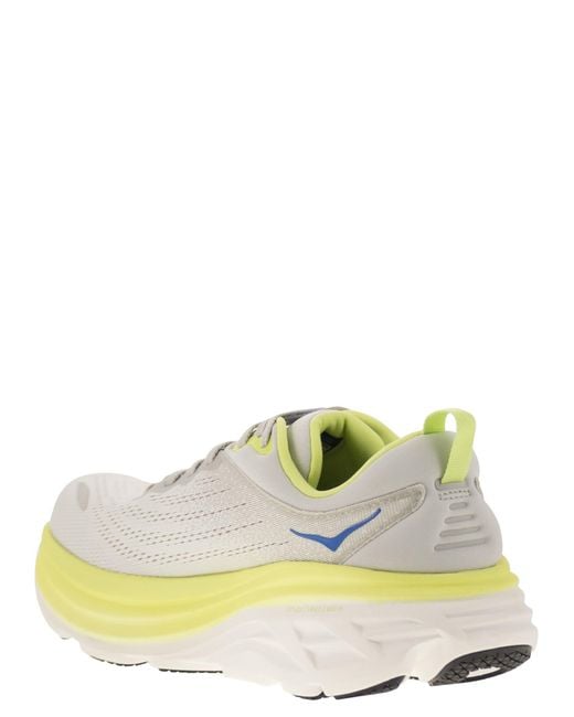 Hoka One One Blue Bondi Ultra Shortened Sports Shoe for men