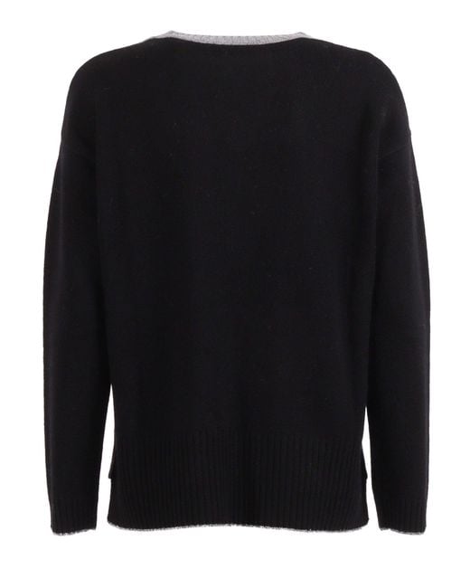 Kangra Cashmere Gray Girocollo Boxing Intarsio Rombo+Lurex