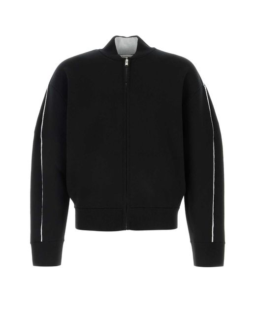 Givenchy Black Stretch Wool Blend Cardigan for men