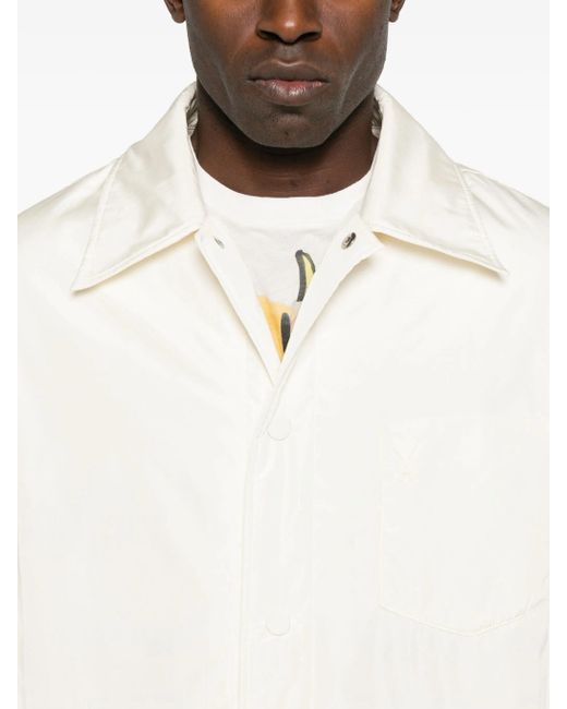 AMI White Jacket Padded Adc Overshirt