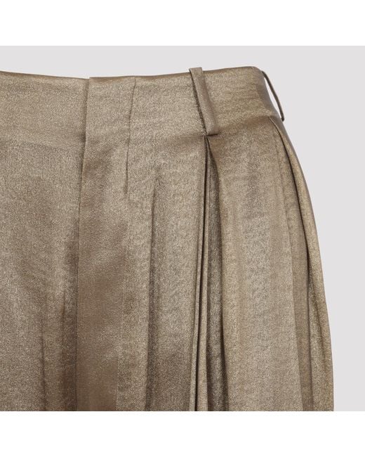 Ralph Lauren Natural Greer Pleated Trousers