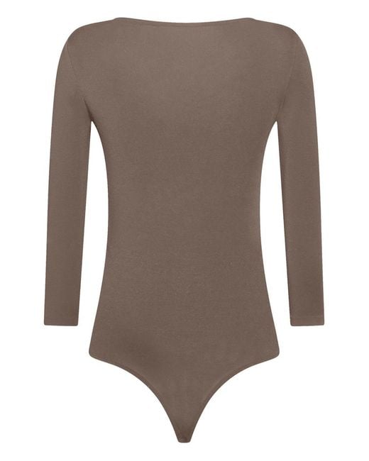 Wolford Brown Tokio Bodysuit