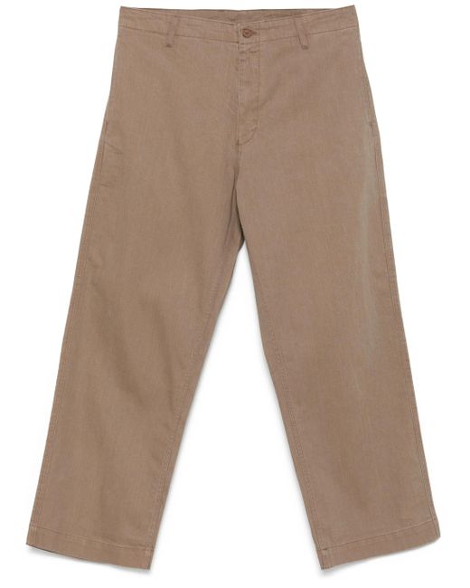 Emporio Armani Gerade Hose in Brown für Herren
