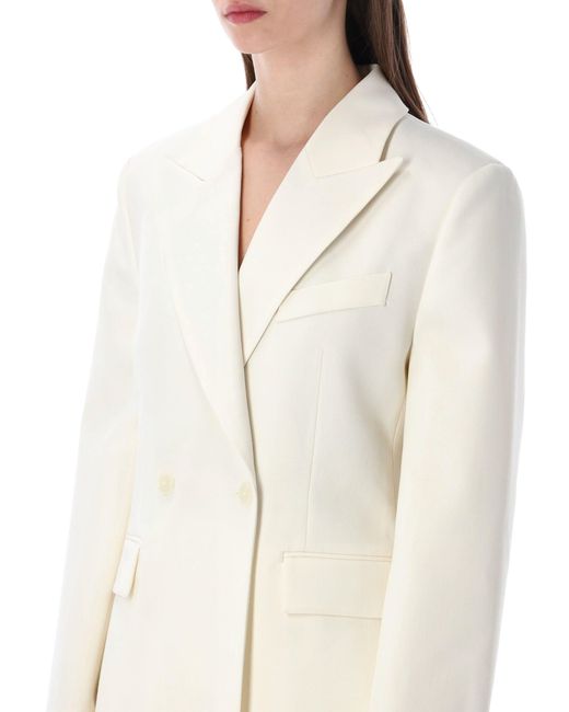 Anine Bing White Tiphaine Blazer