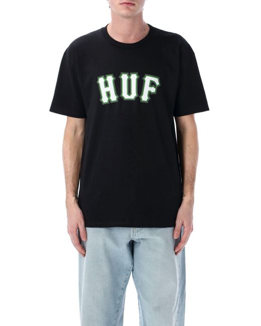 Huf T Shirts En Polos Zwart in het Black voor heren