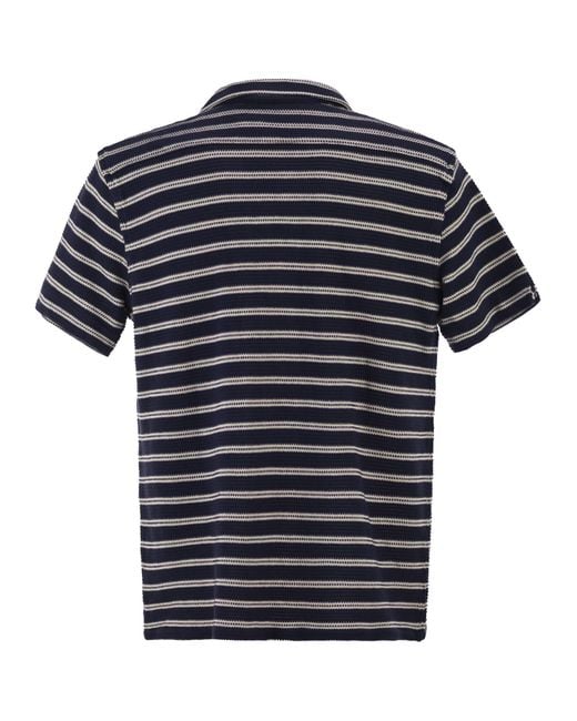 Polo Ralph Lauren Black Short Sleeved Knitted Striped Shirt
