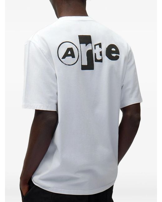 Arte' White Back Collage T Shirt