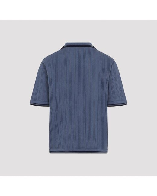 Carhartt Blue Short Sleeves Ramsey Polo