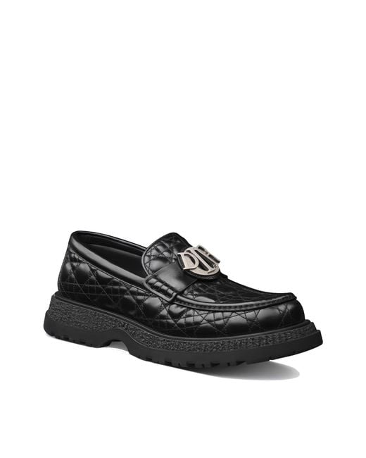 Dior Black Buffalo Moccasins