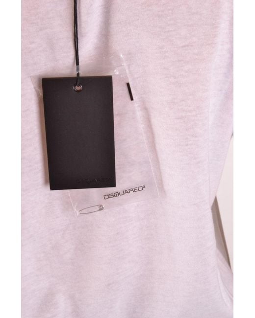 DSquared² White Tshirt Short Sleeves