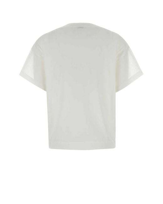 Brunello Cucinelli White T-Shirt