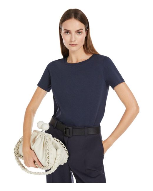 Weekend by Maxmara Blue Multib T Shirt for men