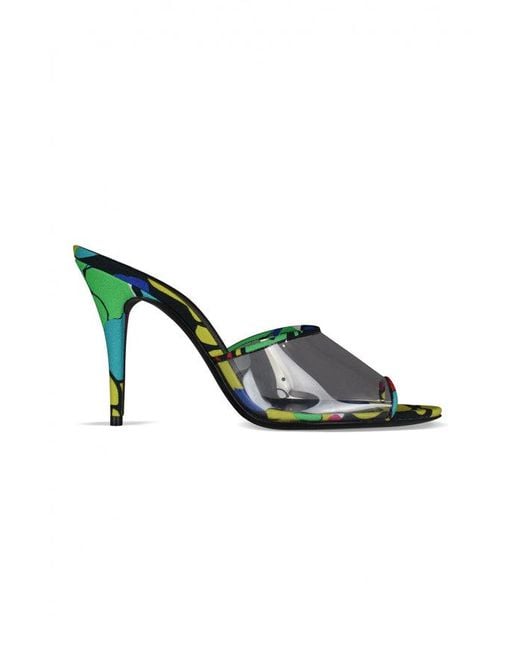 Saint Laurent Multicolor Mules Lolita