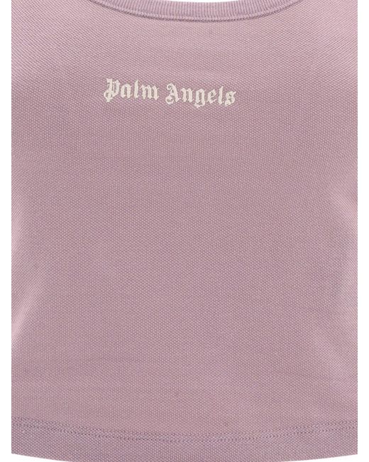 "Logo classico" Top di Palm Angels in Pink