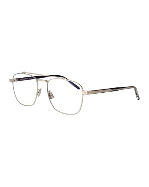 Saint Laurent Metallic Aviator Optical Sl 665 Opt 002