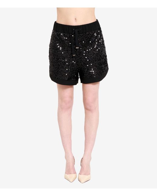 Herno Black Shorts