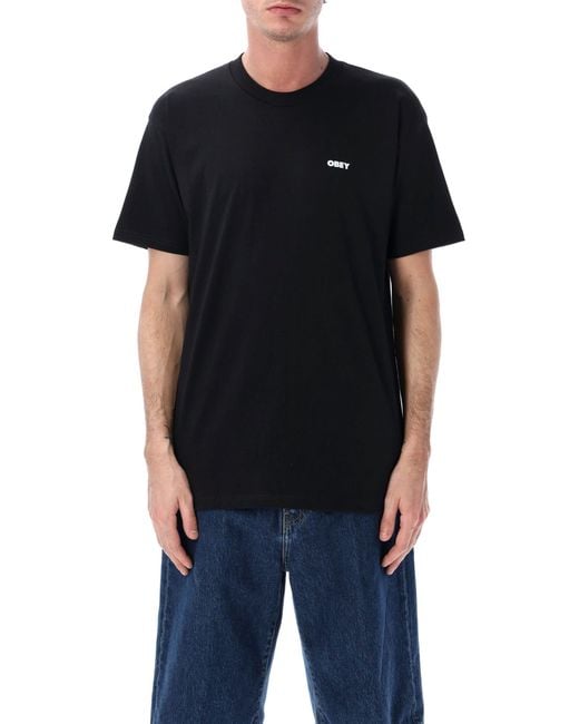 Obey Black T Shirts And Polos for men