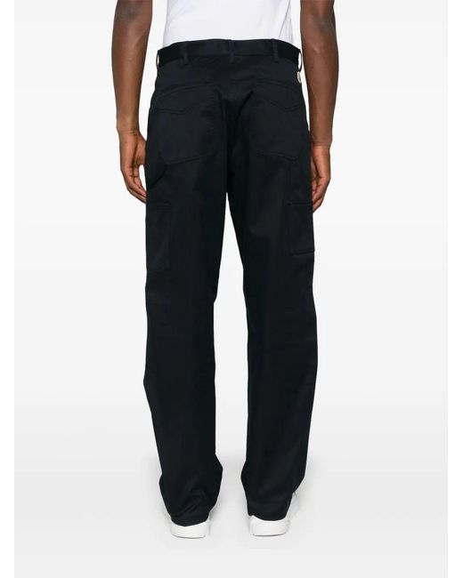 Moncler Gabardine Broek in het Black voor heren