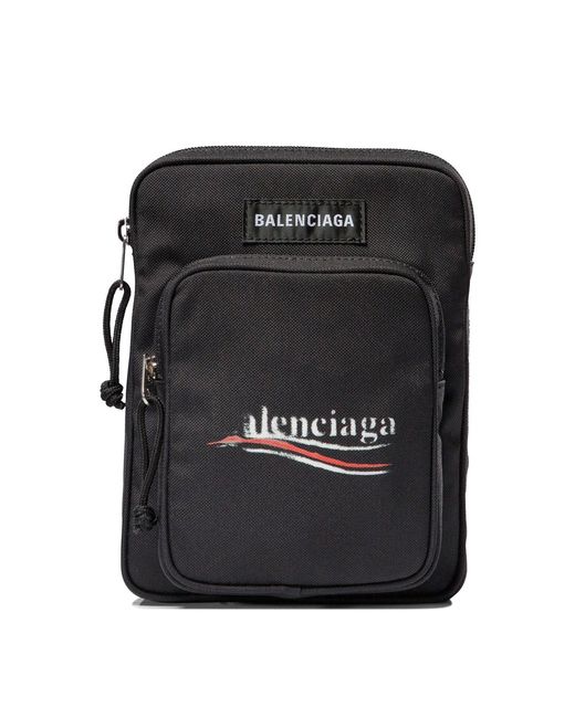 Balenciaga "Explorer" Crossbody -Tasche in Black für Herren