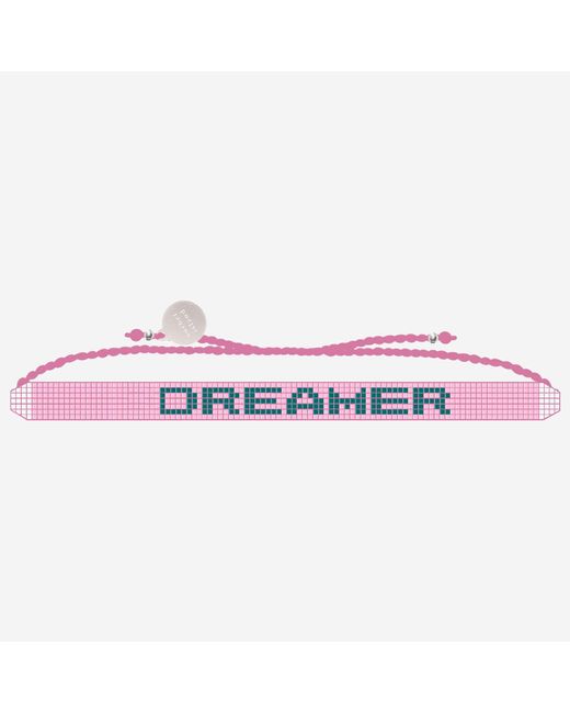 Sorbet Island Pink Glass Pearl Bracelet