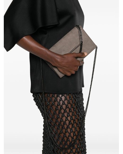 Stella McCartney White Signature Mini Chain Bag
