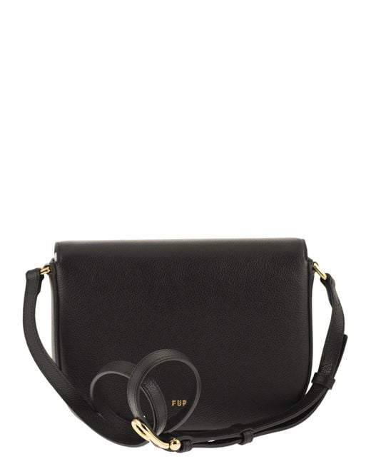 Furla Black Moonlight Shoulder Bag S