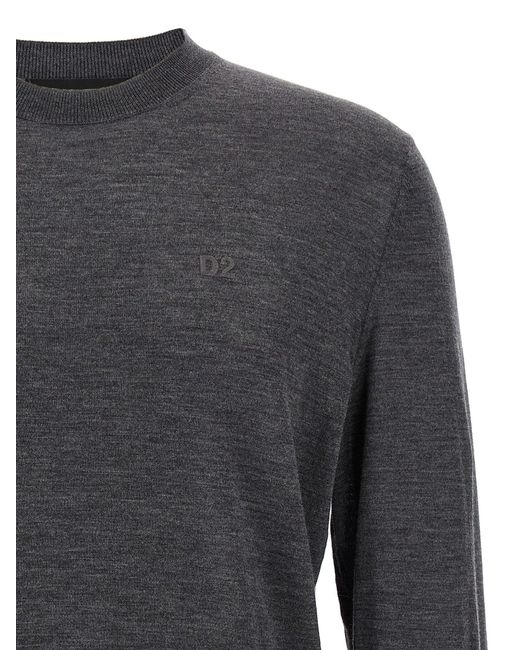 DSquared² Gray D2' Sweater for men