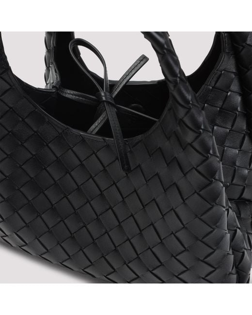 Bottega Veneta Black Campana Small Handbag